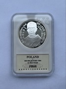 Moneta kolekcjonerska 300 000 zł Św. Maksymilian Kolbe 1994 PR68 srebro 1oz