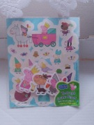 Teatrzyk świnki Peppy pacynki naklejki 