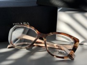 Oprawki okulary PRADA 0PR B04V 3461 53-17 Havana Caramel szylkretowe