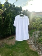 T-shirt bluzka męska biała white bawełna cotton Roly XXL