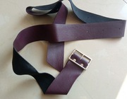 Pas boho w kolorze oberżyny długość 110 cm szerokość 4 cm