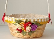 Koszyk, koszyczek wielkanocny na święconkę + serwetka 