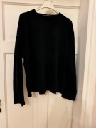 Bluza męska River Island L czarna z długim rękawem