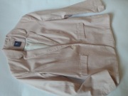 Żakiet pudrowy róż 29% len, 26% wiskoza ,,TU" roz. 42