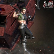 Figurka druk 3D żywica " Thrasher - F1417 " - 120 mm