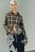 TALIOWANA KOSZULA W KRATĘ Zara XS 