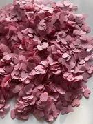 Konfetti różowe serca, Konfetti wystrzałowe Konfetti białe serca do balonów