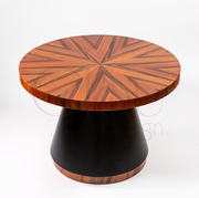 Stolik kawowy okrągły śr.65,5 cm, fornir naturalny