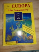 Stary Atlas Mapa Europy Mercedes Sobiesław Zasada