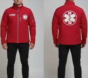 Kurtka medyczna ratownictwo RATOWNIK softshell czerwona rozmiar L