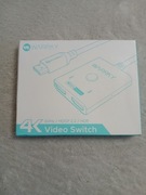 WARRKY PRZEŁĄCZNIK HDMI 4K WIDEO HDCP 2.2 HDR 60Hz 2 w 1