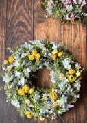 Wianek wiosenny całoroczny stroik na drzwi stół 