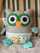 WYPRZEDAŻ -Poduszka SOWA miętowa miętowy