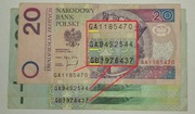 ! Rzadkie 1994 GA x 2 i GB Seria 20 i 100 zł / PLN !