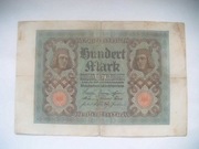 Banknot Niemcy - 100 Marek 1920 r.