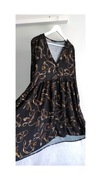House Czarna sukienka parasolka r XL