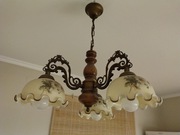 Żyrandol klasyczny lampa 3 ramienna