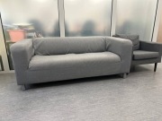 IKEA sofa kanapa szara nierozkładana
