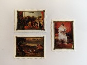 Zestaw 3 znaczków. Korea Północna, Marie- Louise, Leopold II, Ludwik XVIII