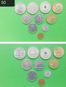 Monety obiegowe różne Kraje (50)