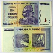 ZIMBABWE 10000000000 DOLARÓW 2008 AA UNC