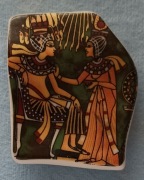 Ceramiczny magnes na lodówkę Egipt - starożytne postacie 