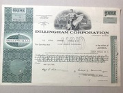 113 Akcji  USA -  Dilingham Corporation, Nr NYM12112, 1975r