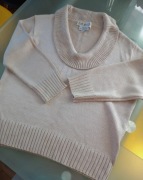 The works saks sweterek z 100%jedwabiu 