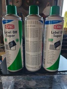 CRC Label off zmywacz usuwanie  etykiet naklejek kleju taśm klejących 400ml
