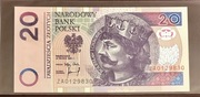 20 zł 1994 r ZA 0129830 UNC