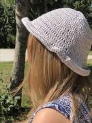 Kapelusz wykonany ręcznie z 100% bawełny OEKO-TEX