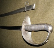 Szabla hiszpańskiego oficera piechoty, model 1887 - Hiszpania, Toledo, 1889