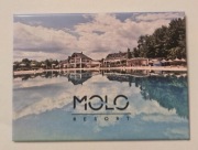 Magnes na lodówkę JAROSŁAWIEC BAŁTYK MIELNO USTKA CHŁOPY MOLO RESORT(1K) 