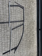 Ramka listwy ozdobne drzwi volvo xc 60 chrom -  kpl tył 