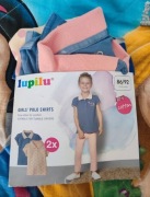 Nowe koszulki dziewczęce polo Lupilu 86/92 2szt