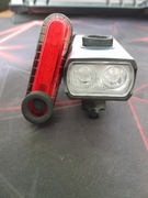 lampki/światła/reflektory rowerowe LED, przód i tył