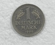 Moneta 1 DEUTSCHE MARK MARKA NIEMIECKA 1990 F