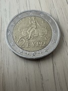 2 euro 2002 (s) Grecja z literą S w gwieździe