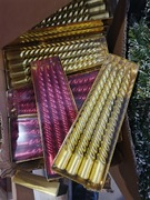 Świece świąteczne komplet 4 sztuk 