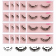 Sztuczne rzęsy 4 pary różnego rodzaju 