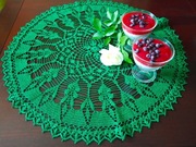 Serweta szydełkowana na stolik kawowy - na prezent