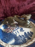 Figurka kolekcjonerska smok kamień sztuka orientalna vintage