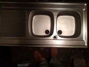 Zlew kuchenny 2 komorowy z ociekaczem