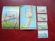 Togo 1984 MNH ** Mi. 1763/66 Fauna Zwierzęta