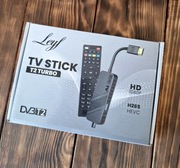 LEYF Dekoder DVB-T2 Tuner Ukryty HEVC H.265 HDMI USB Pilot 2w1 