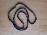 czarne korale koraliki