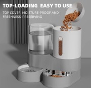 Automatyczna miska 2w1 dla psa/kota | podajnik wody + slow feeder | nowa