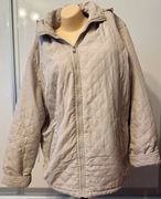 Ciepła beżowa kurtka VD Fashion, rozmiar XXL