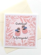 Kartka okolicznościowa dla dziecka dziewczynki