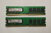 2x 1GB DDR2 Kingston KVR  800MHz + 667MHz  RAM DDR2